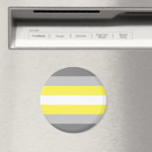 Demigender Pride Flag Magnet (In Situ (Geschirrspüler))