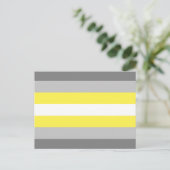 Demigender Pride Flag Postkarte (Stehend Vorderseite)
