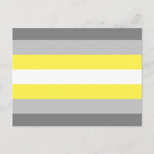 Demigender Pride Flag Postkarte (Vorderseite)