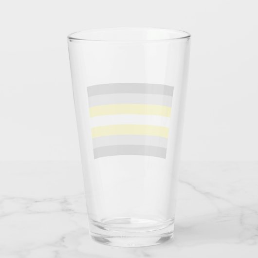Demigender Pride Glas (Rückseite)