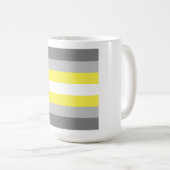 Demigender Pride Kaffeetasse (VorderseiteRechts)