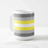 Demigender Pride Kaffeetasse (Vorderseite Links)