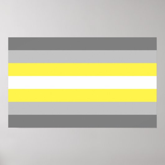 Demigender Pride Poster (Vorne)