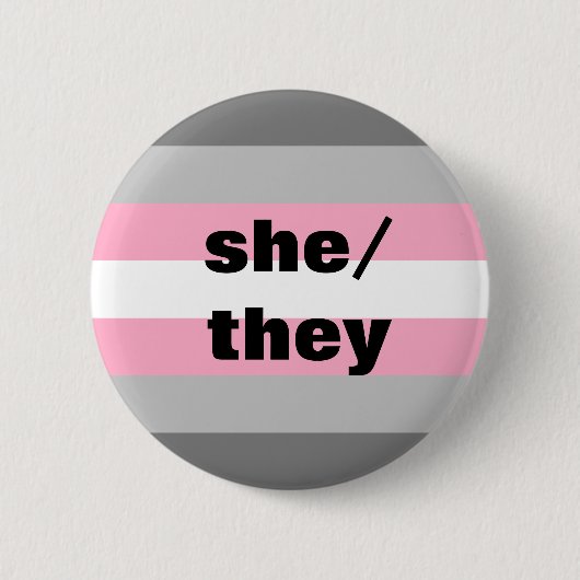 Demigirl Button (Vorderseite)