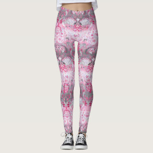 Demigirl Dragon Damask - Stylische Flag Farben Leggings