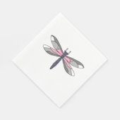 Demigirl Dragonfly Demigirl Pride Serviette (Ecke)
