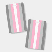 DemiGirl Flag Ausweis (Vorder- & Rückseite)