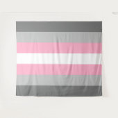 Demigirl Flag Extra groß Wandteppich (Vorderseite (Horizontal))