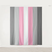 Demigirl Flag Extra groß Wandteppich (Vorderseite)