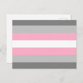 DemiGirl Flag Feiertagspostkarte (Vorne/Hinten)