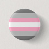 Demigirl Flag LGBT Button (Vorderseite)