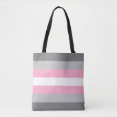 Demigirl Flag LGBT Totbeutel Tasche (Vorderseite)