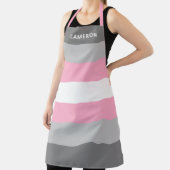 Demigirl Flag Mit Monogramm Schürze (InSitu)