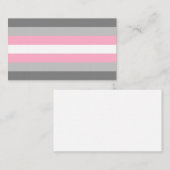 DemiGirl Flag Visitenkarte (Vorne/Hinten)