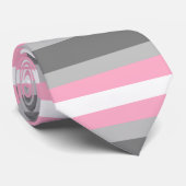 DemiGirl-Flagge Krawatte (Gerollt)