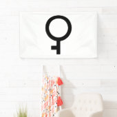 Demigirl Gender Symbol Banner (Insitu)