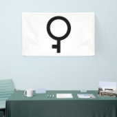 Demigirl Gender Symbol Banner (Messeveranstaltung)