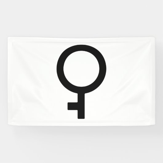 Demigirl Gender Symbol Banner (Horizontal)