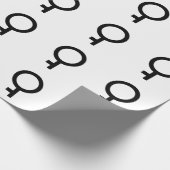 Demigirl Gender Symbol Geschenkpapier (Ecke)