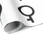 Demigirl Gender Symbol Geschenkpapier (Rolleneckpunkt)