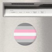Demigirl Pride Flag Magnet (In Situ (Geschirrspüler))