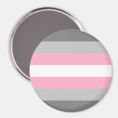 Demigirl Pride Flag Magnet (Vorderseite/Rückseite)