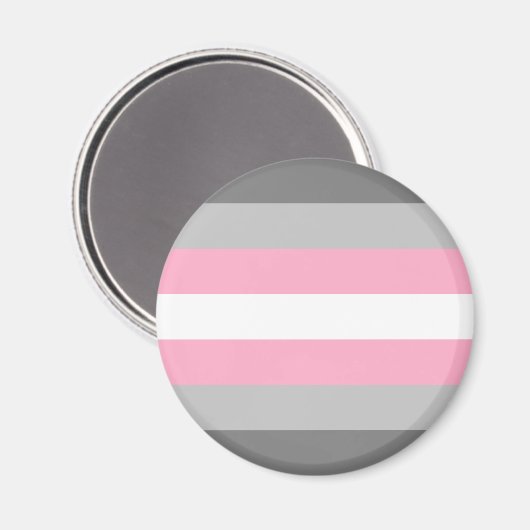 Demigirl Pride Flag Magnet (Vorderseite/Rückseite)