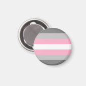 Demigirl Pride Flag Magnet (Vorderseite/Rückseite)