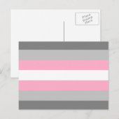 Demigirl Pride Flag Postkarte (Vorne/Hinten)
