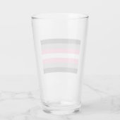 Demigirl Pride Glas (Rückseite)
