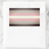 Demigirl Pride Rechteckiger Aufkleber (Tasche)