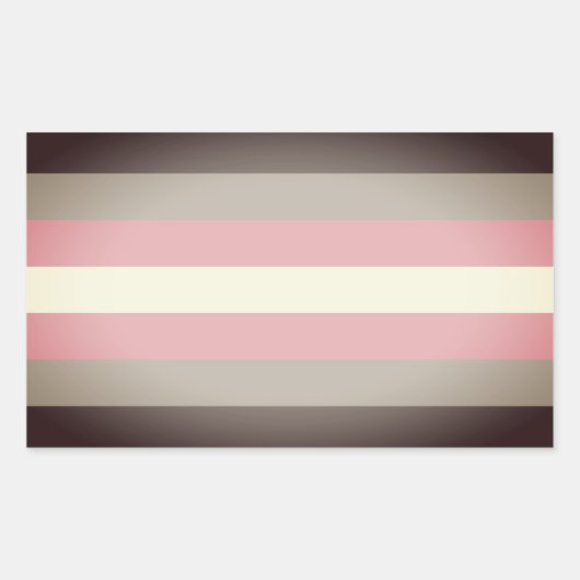Demigirl Pride Rechteckiger Aufkleber (Vorderseite)