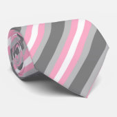 DemiGirl Streifen Krawatte (Gerollt)