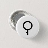 Demigirl-Symbol Button (Vorne & Hinten)