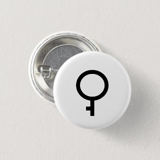 Demigirl-Symbol Button (Vorne & Hinten)