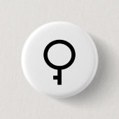 Demigirl-Symbol Button (Vorderseite)