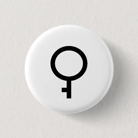 Demigirl-Symbol Button (Vorderseite)