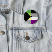 Demiromantic asexuales Demi As-Button Button (Beispiel)