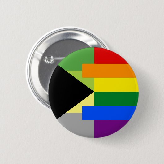 Demiromantic Homosexuell-Button Button (Vorne & Hinten)
