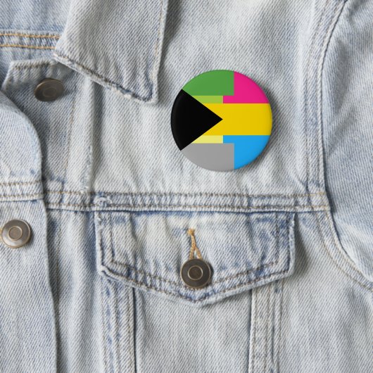 Demiromantic Pansexual Button (Beispiel)