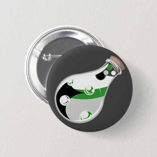 Demiromantic Pride Potion Button (Vorne & Hinten)