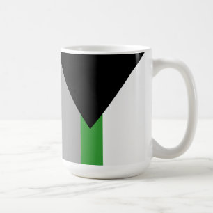 Demiromantische Pride-Flagge Kaffeetasse