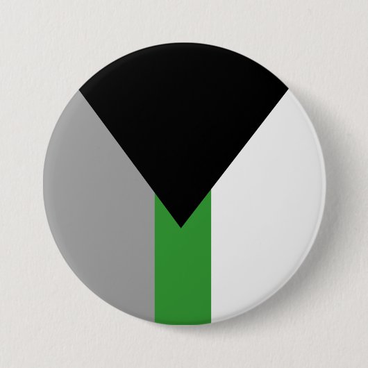 Demiromantische Stolperflagge Button (Vorderseite)