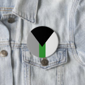Demiromantische Stolperflagge Button (Beispiel)