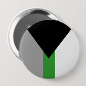Demiromantische Stolperflagge Button (Vorne & Hinten)