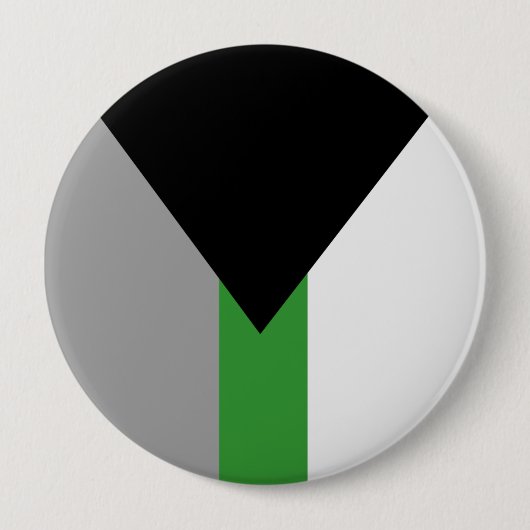 Demiromantische Stolperflagge Button (Vorderseite)