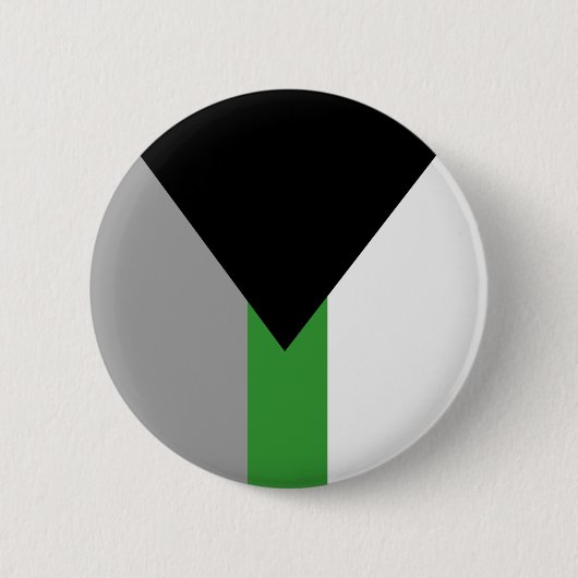 Demiromantische Stolperflagge Button (Vorderseite)