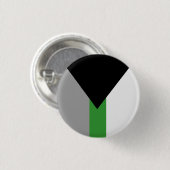 Demiromantische Stolperflagge Button (Vorne & Hinten)