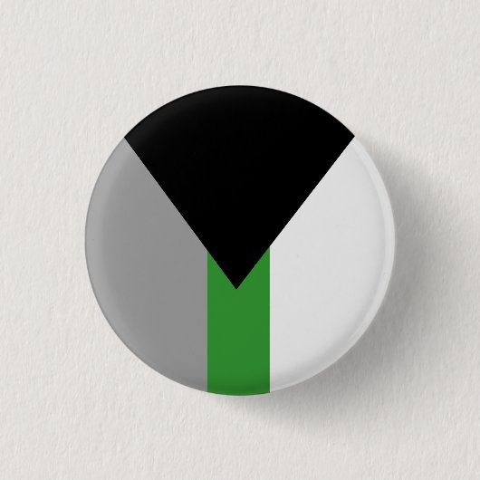 Demiromantische Stolperflagge Button (Vorderseite)