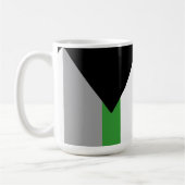 Demiromantische Stolperflagge Kaffeetasse (Links)